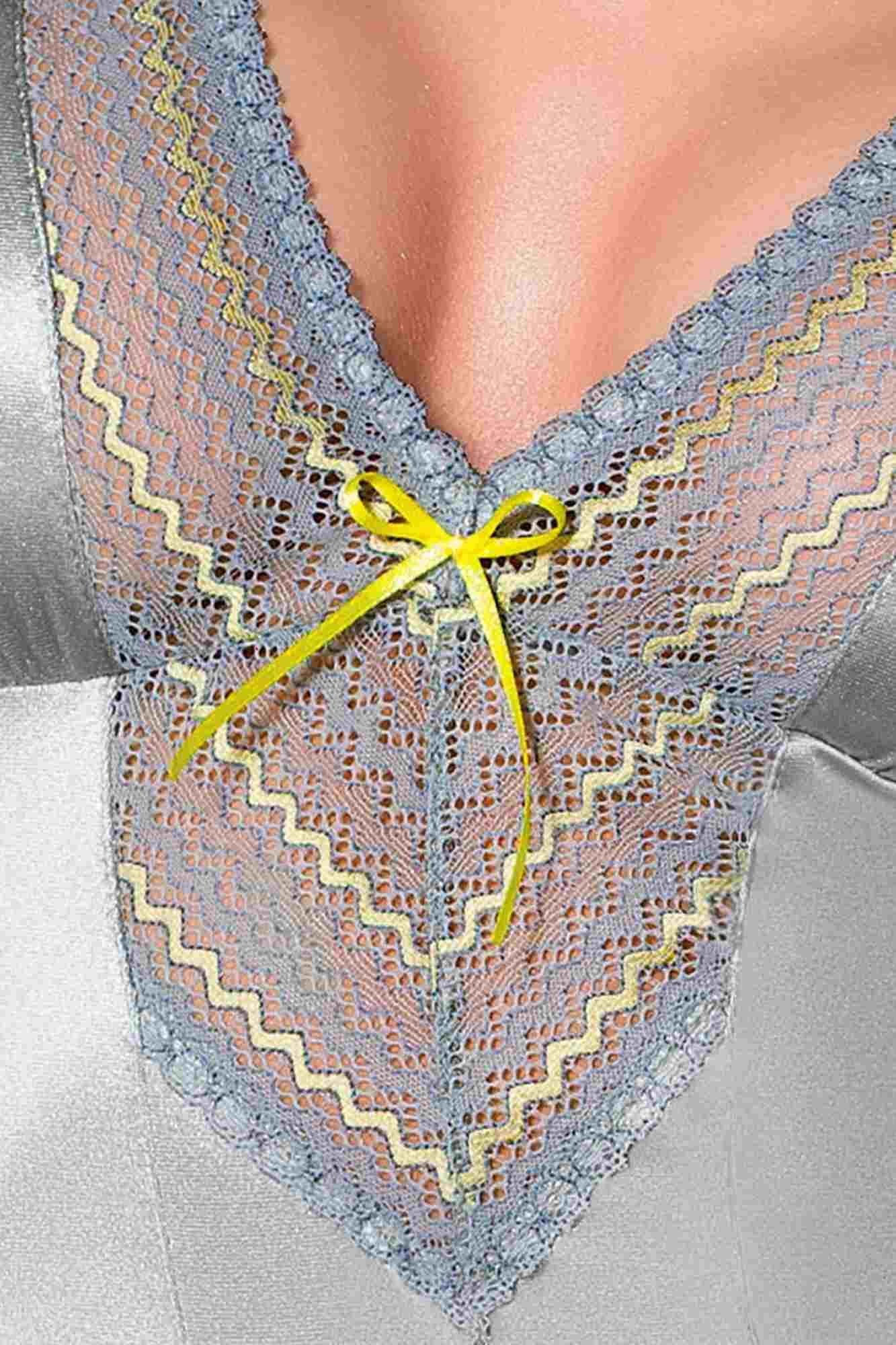 Боди Casmir Avena, S/M (серебристый)