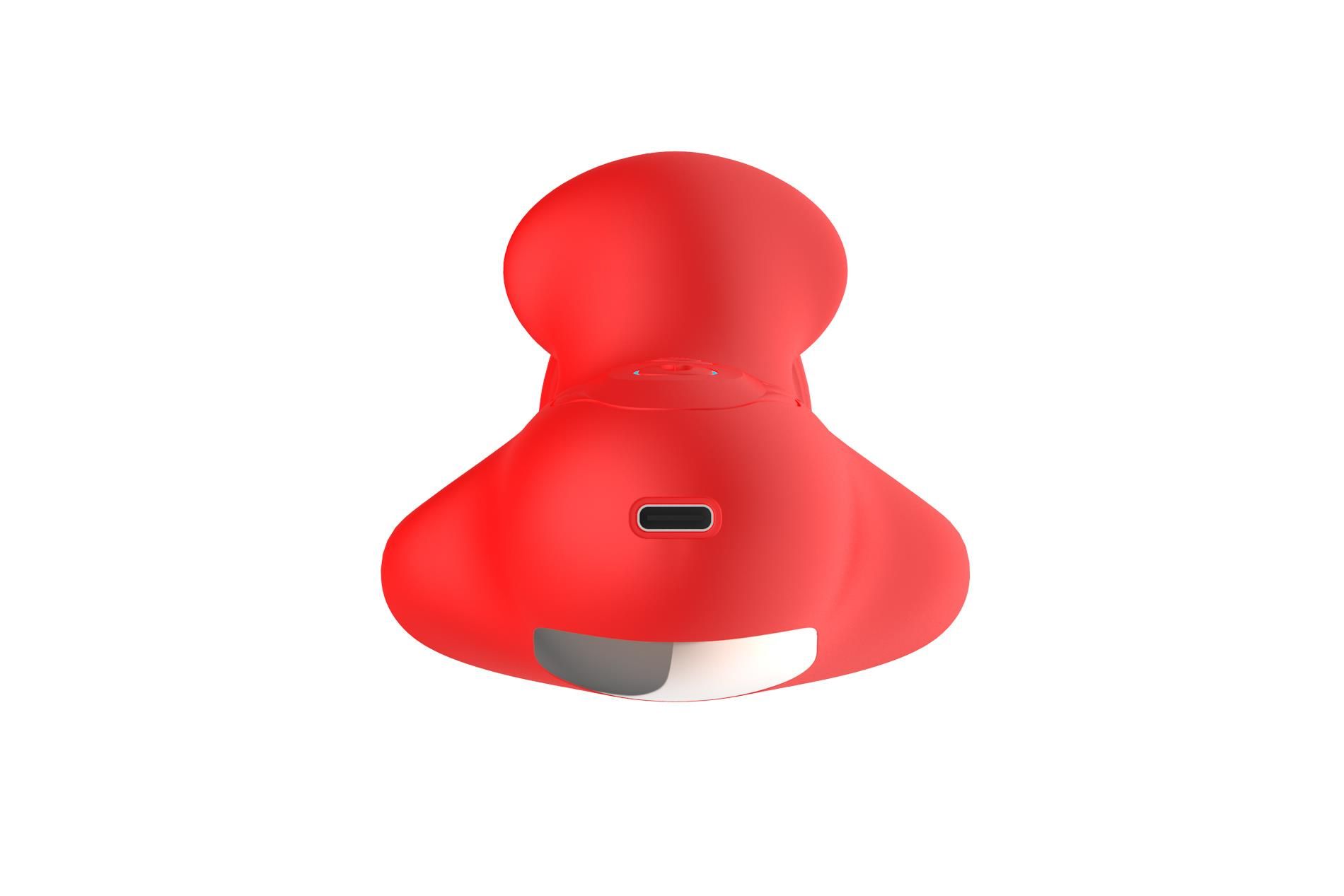 Вибратор B - Series Cute Charlie, G-Spot & Clitoral Massager, 22.6 см (красный)