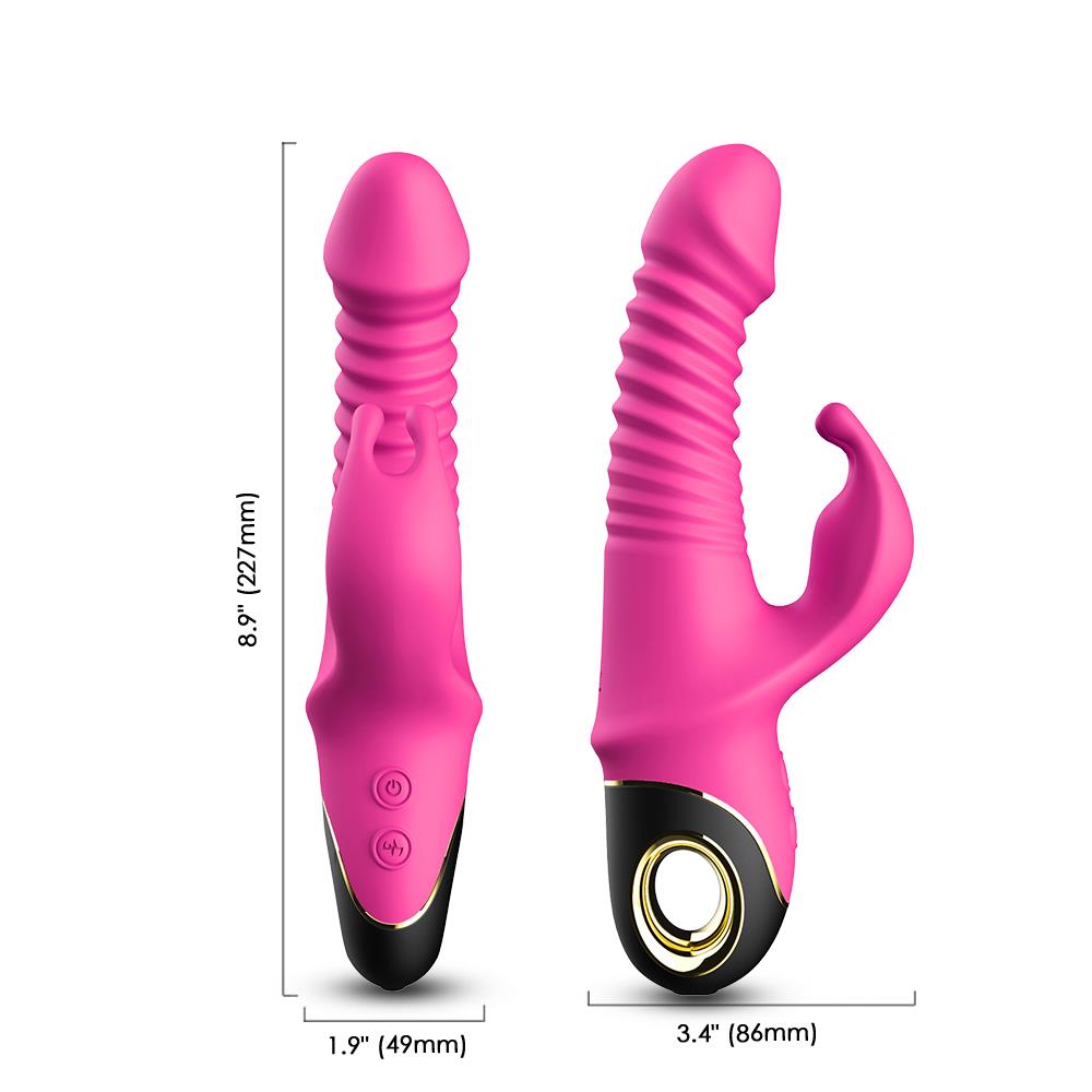 Вибратор-кролик B - Series Joy Zing, 22.7 см (розовый)