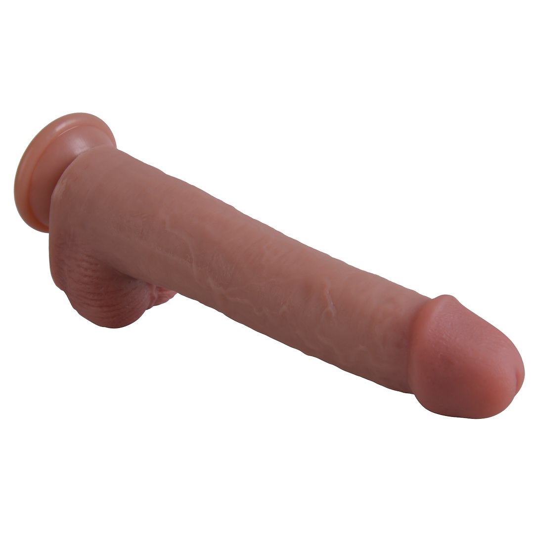 Фаллоимитатор Erospace Natural Play D3, 24 см (телесный)