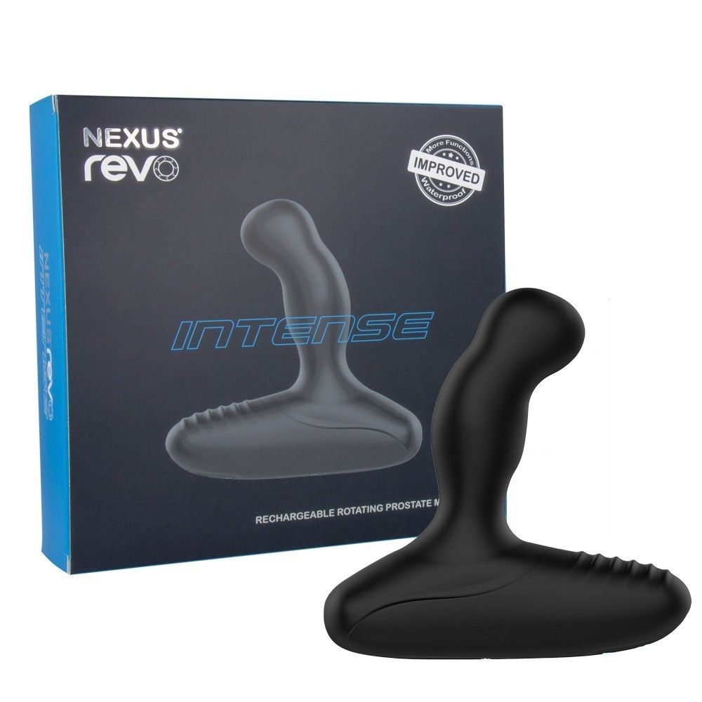 Стимулятор простаты Nexus Revo Intense, 10 см (черный)