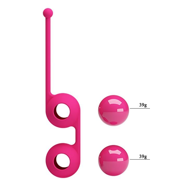 Вагинальные шарики Pretty Love Up Balls III, 17 см (розовый)
