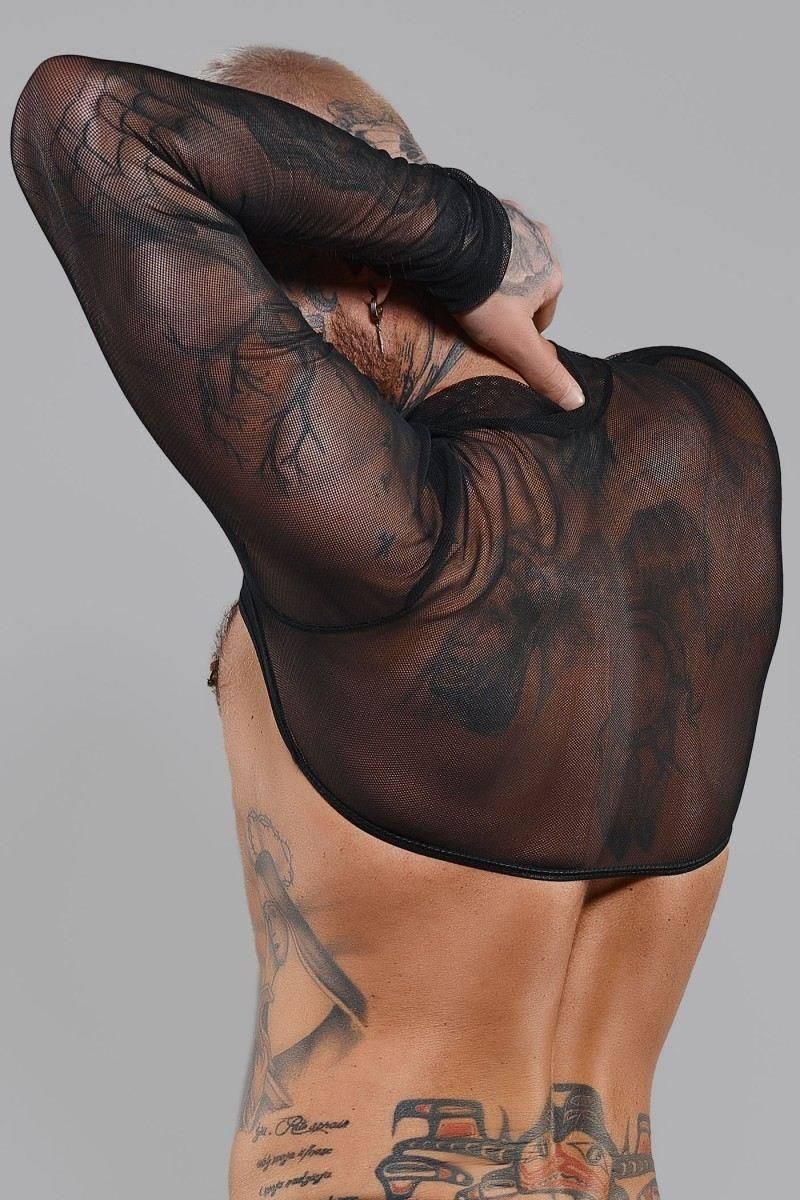 Топ с длинными рукавами Regnes Fetish Planet, M (черный)