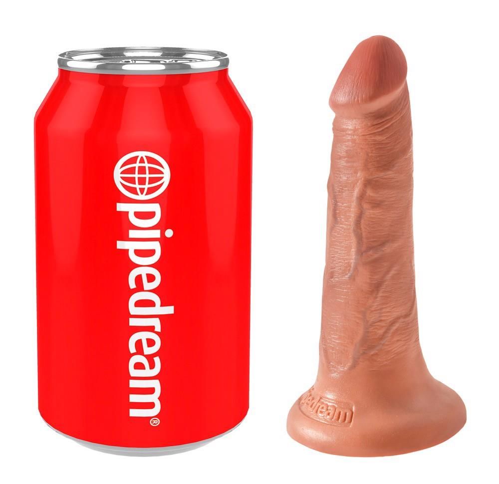 Фаллоимитатор King Cock 5", 14 см (коричневый)