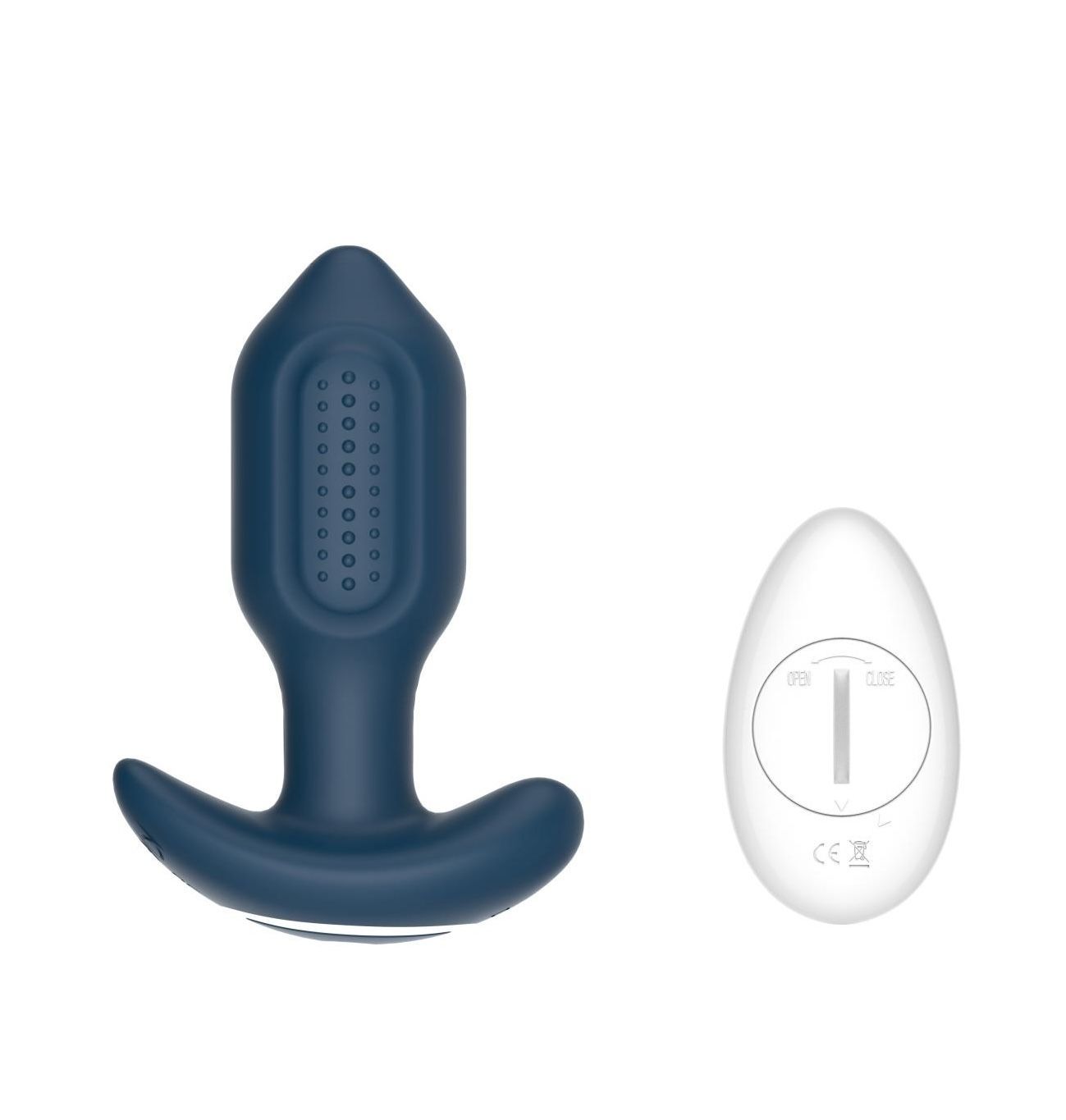 Korek analny B - Seria Lyla Victoria, 10.3 cm (niebieski)