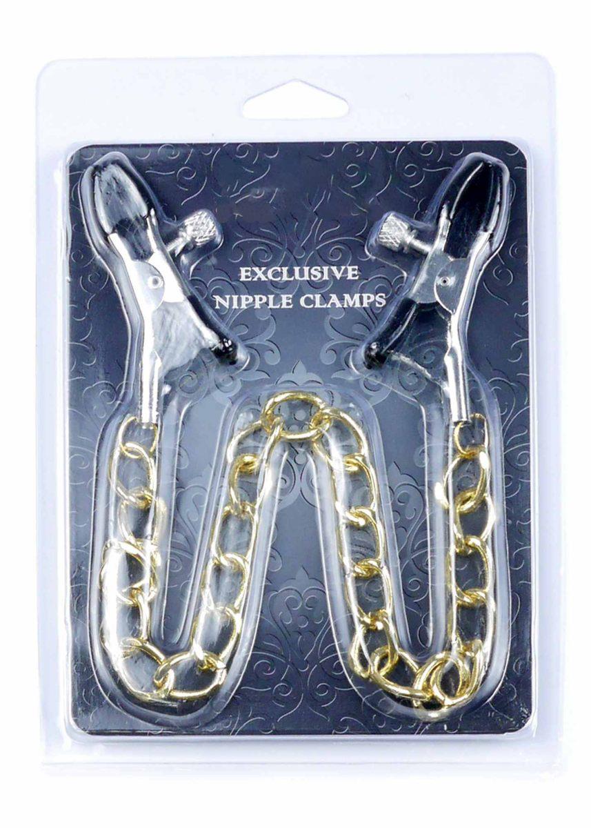 Зажимы для сосков Fetish B - Series Exclusive Nipple Clamps No.8, 41 см (черный)