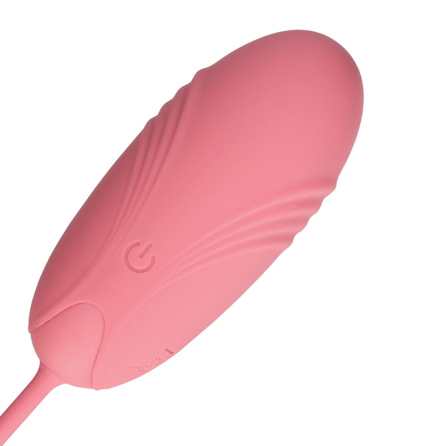 Виброяйцо Loveline Ultra Soft Pink Arabesque, 7.5 см (розовый)