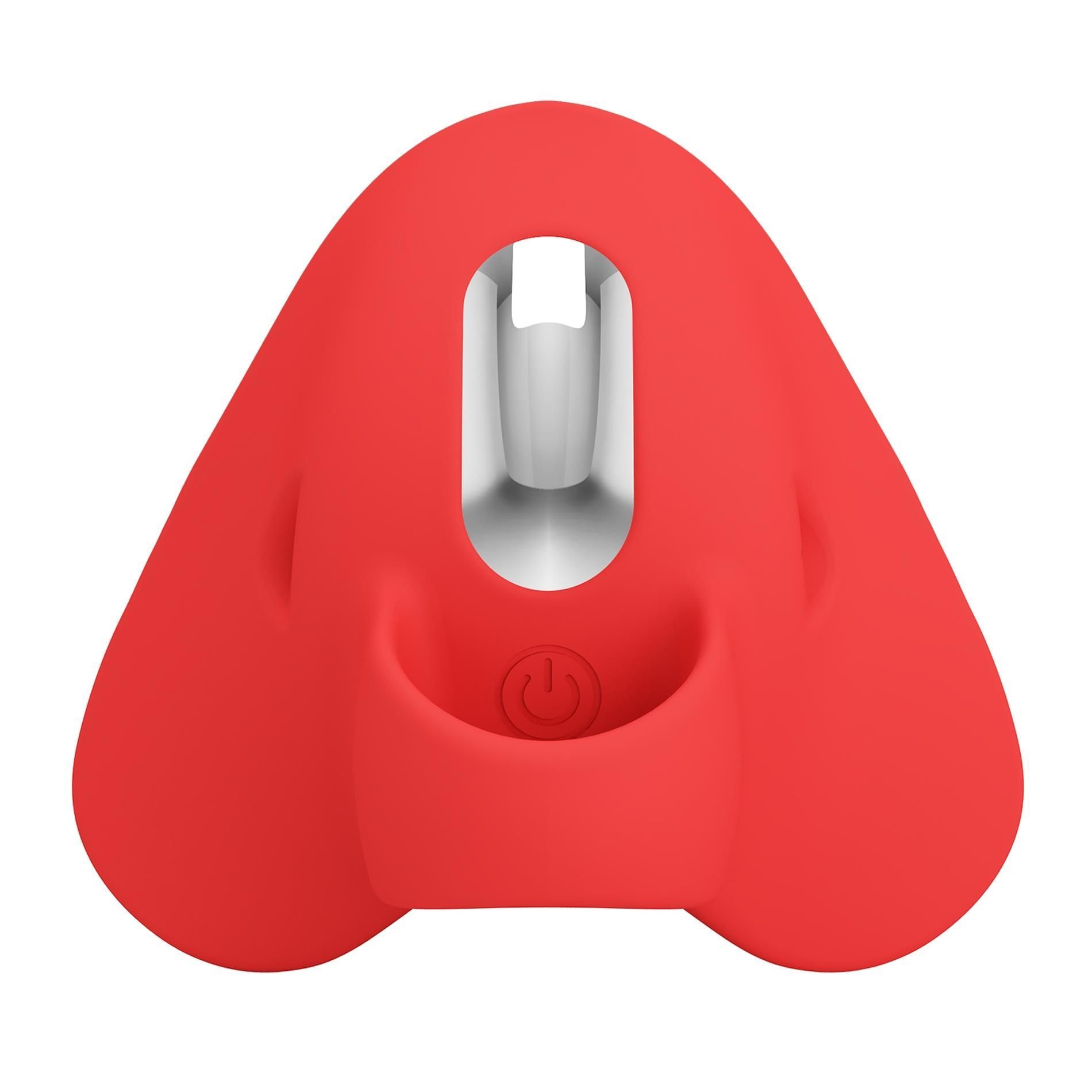 Wibrator na palec Pretty Love Carnation, 7 cm (czerwony)