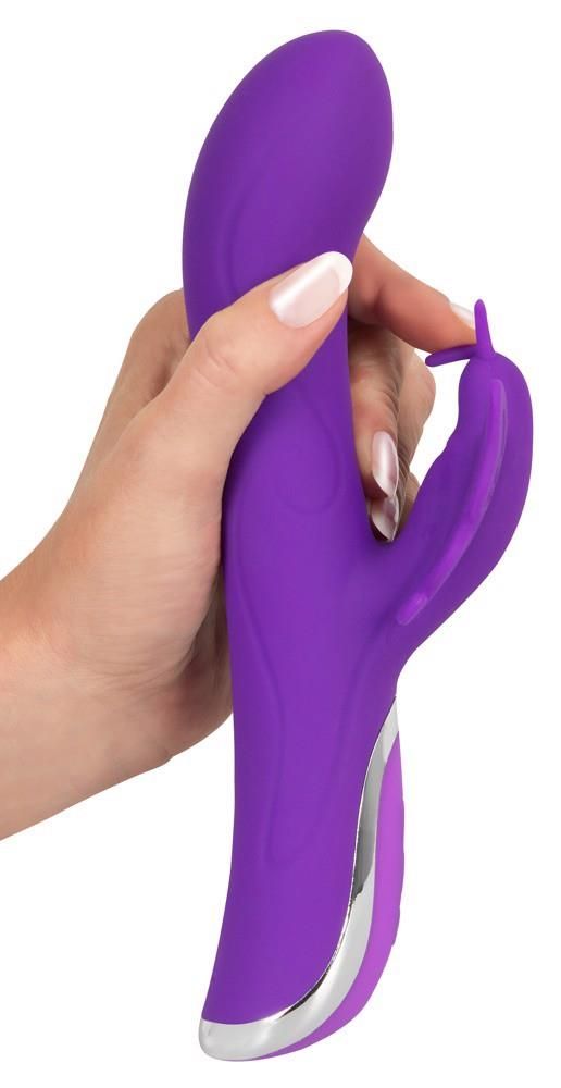 Вибратор-кролик Sweet Smile Rechargeable Rotating, 23 см (фиолетовый)