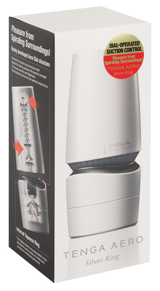 Мастурбатор Tenga Aero Silver Ring (прозрачный)
