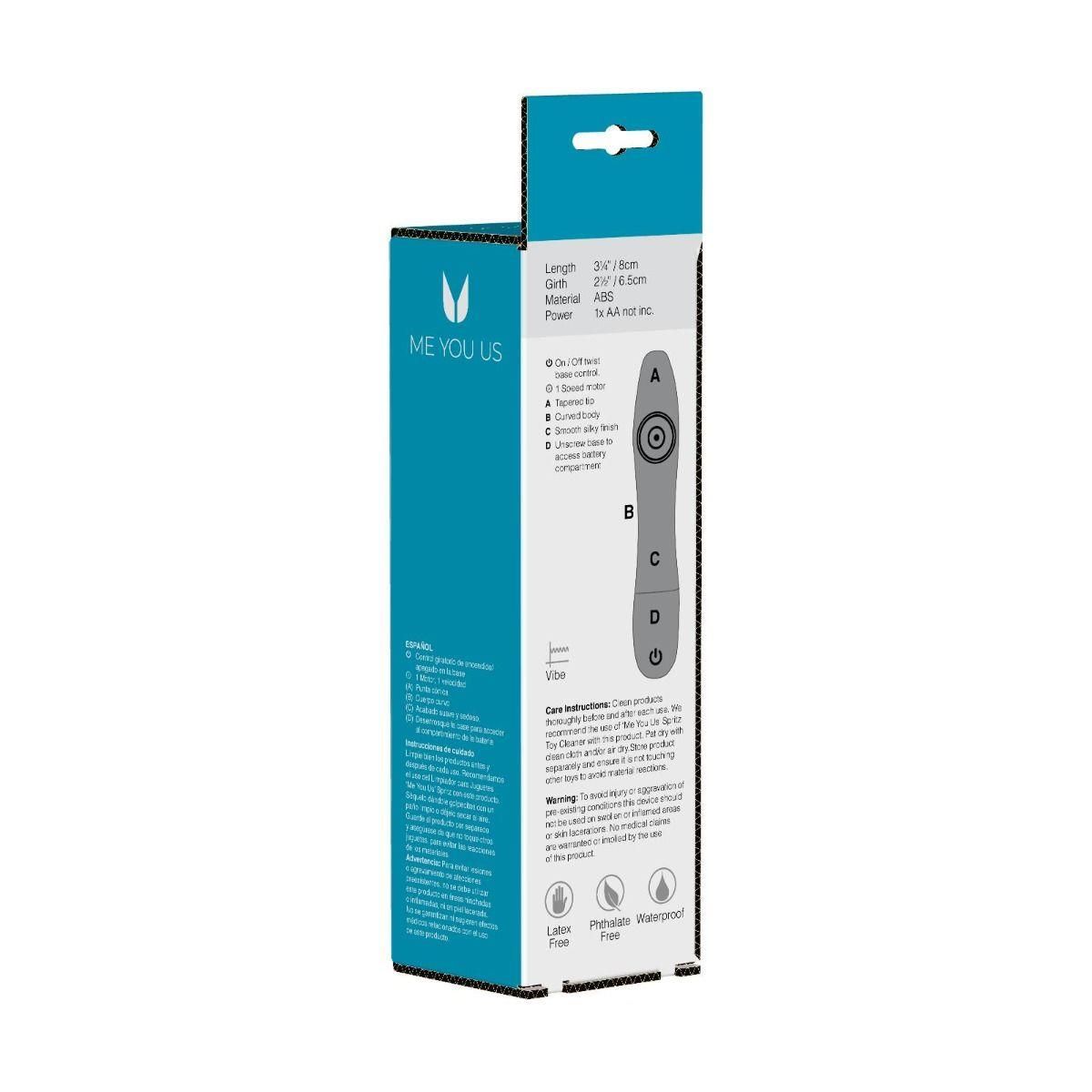 Мини вибратор Minx Discretion Bullet, 8 см (черный)