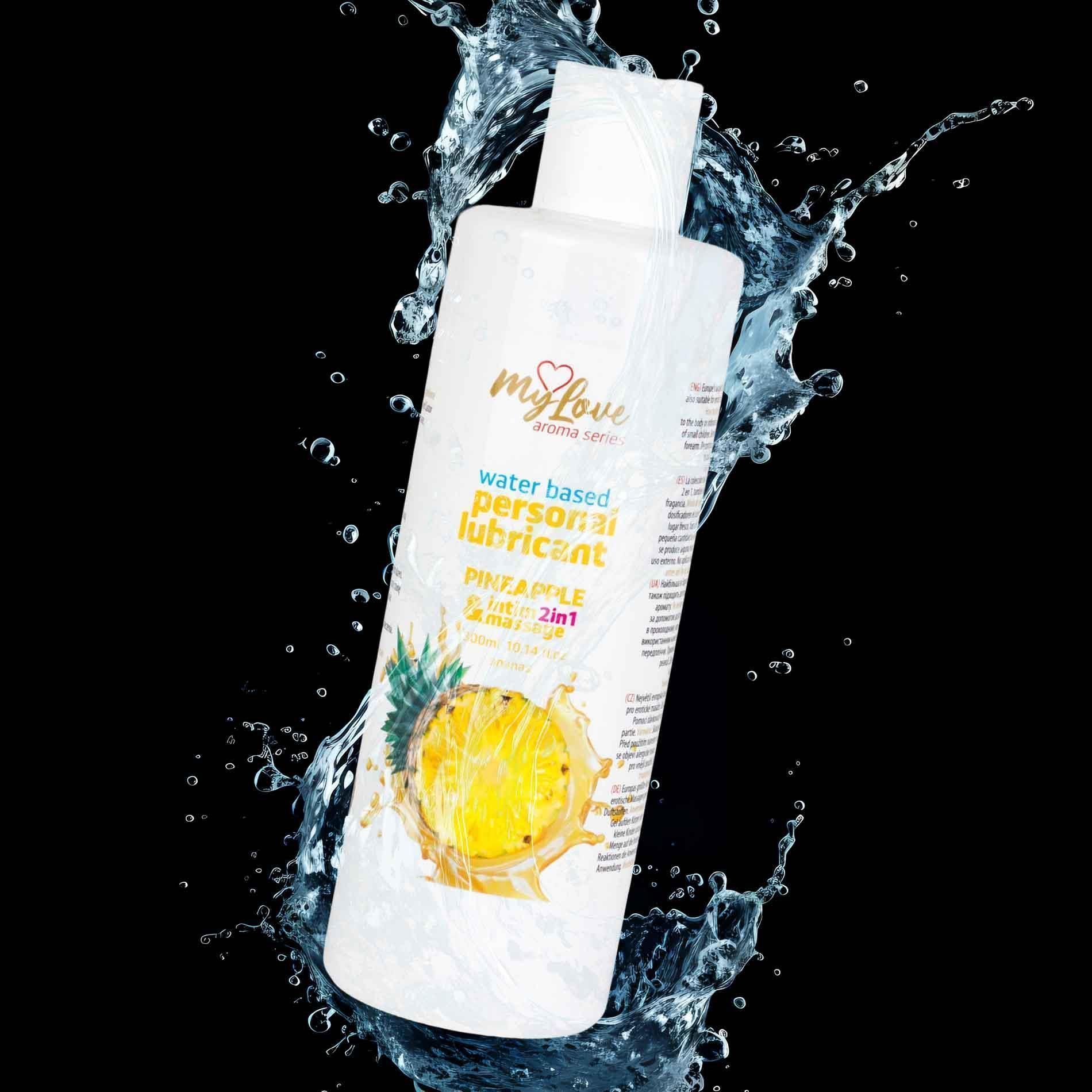 Лубрикант MyLove Aroma Series Intim&Massage 2in1 Pineapple, 300 мл