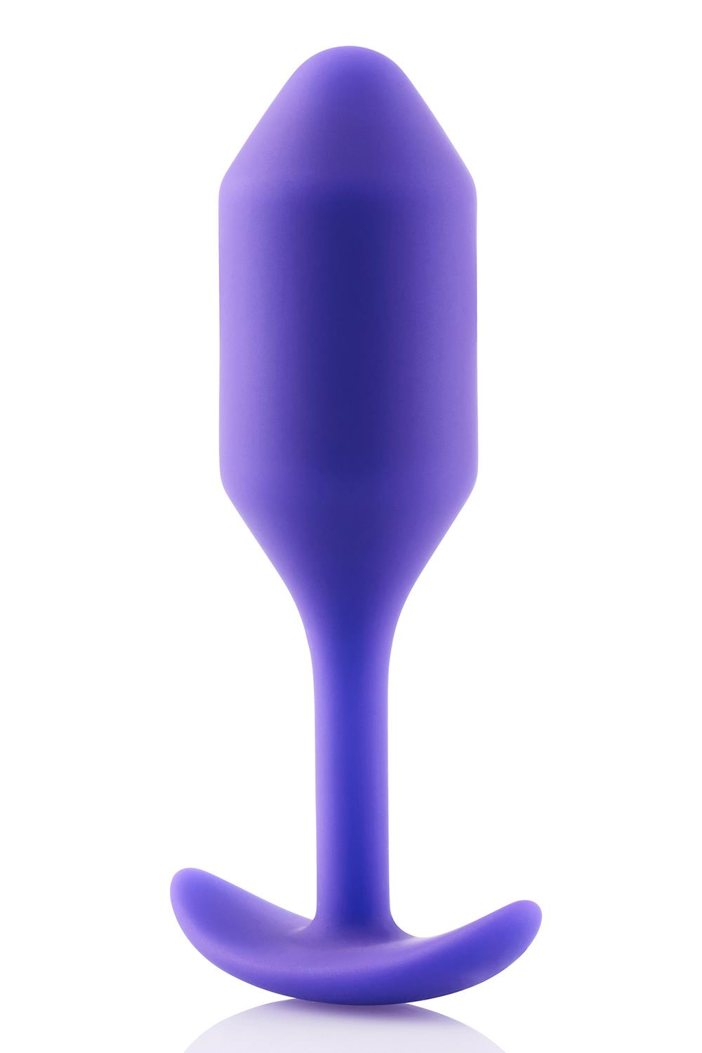 Korek analny B-Vibe Snug Plug 2, 10.5 cm (fioletowy)