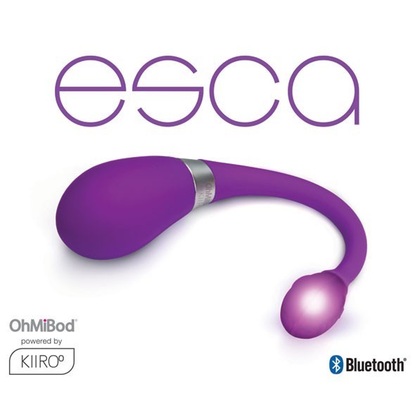 Виброяйцо Kiiroo OhMiBod Esca 2, 18,5 см (фиолетовый)