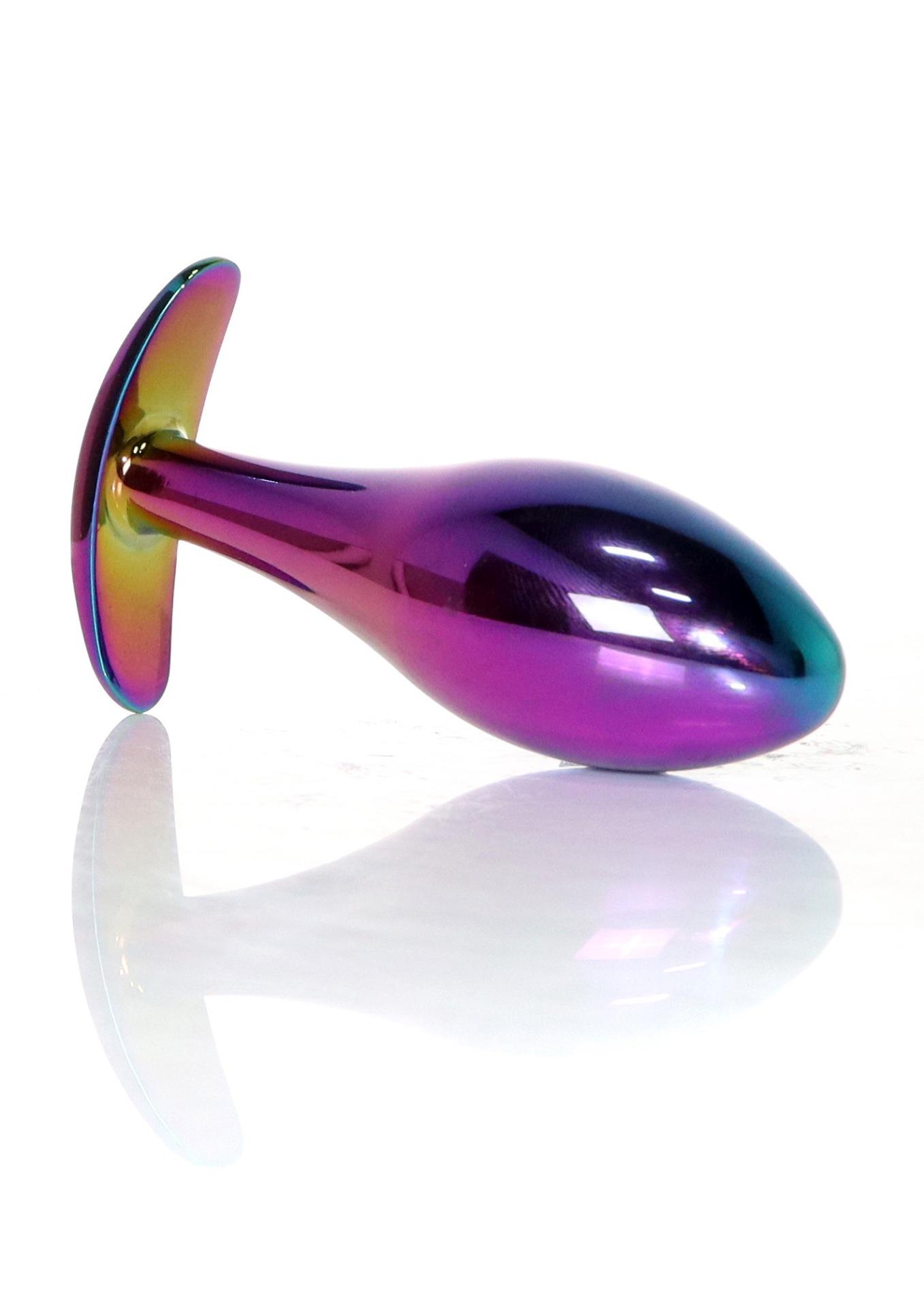 Korek analny Jewellery Multicolour Plug Clear L, 10,5 cm (multi)