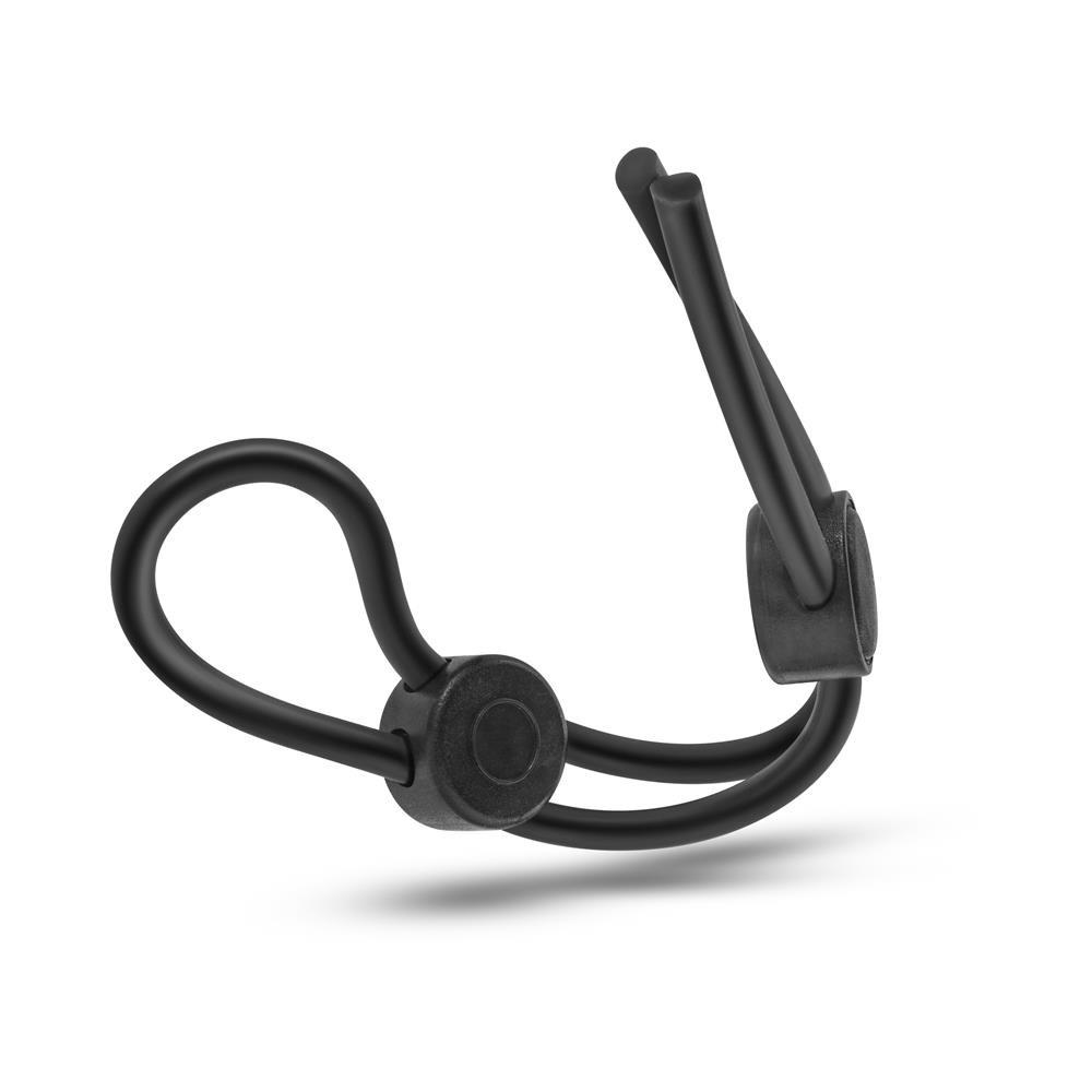 Эрекционное кольцо Stay Hard Silicone Double Loop Cock Ring, 22.9 см (черный)