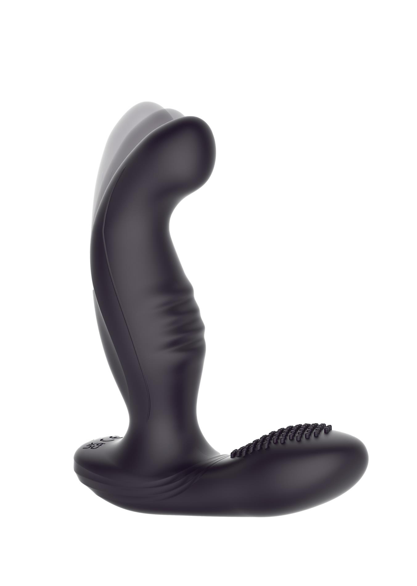 Fantasy Achilles Thrusting Prostate Massager - Stymulator prostaty, Czarny, 13.5 cm
