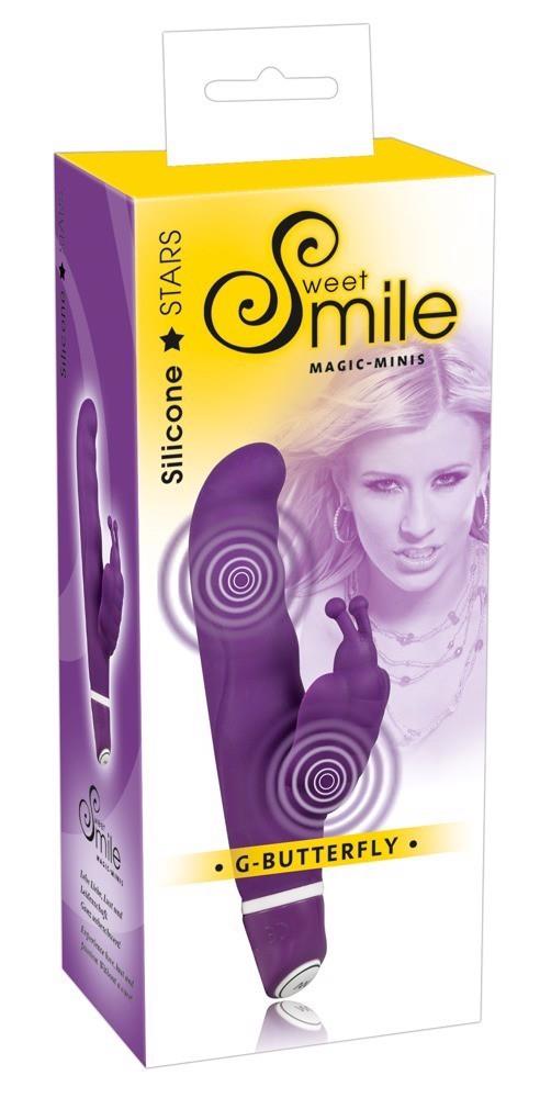 Вибратор Smile G-Butterfly, 15,5 см (фиолетовый)