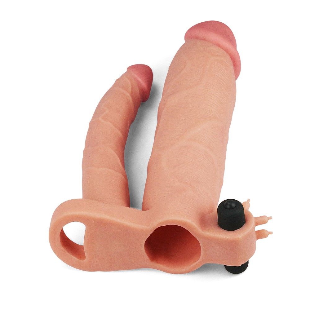 Насадка на пенис Pleasure X-Tender Flesh Add 3, 21 см (телесный)