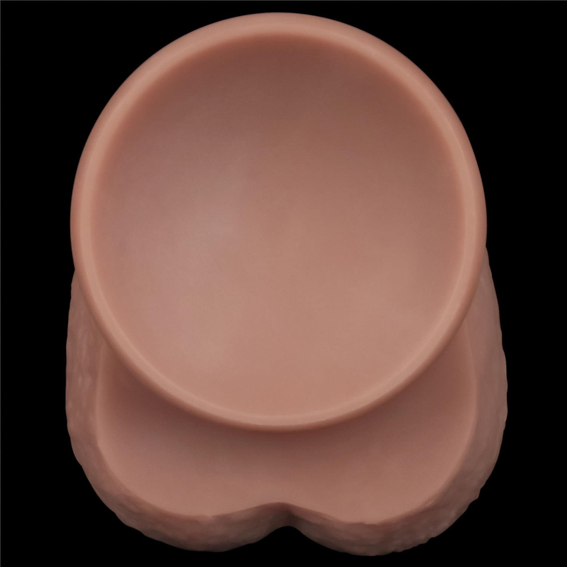 Фаллоимитатор Dual-Layered Silicone Nature Cock 14.5'', 37.5 см (коричневый)
