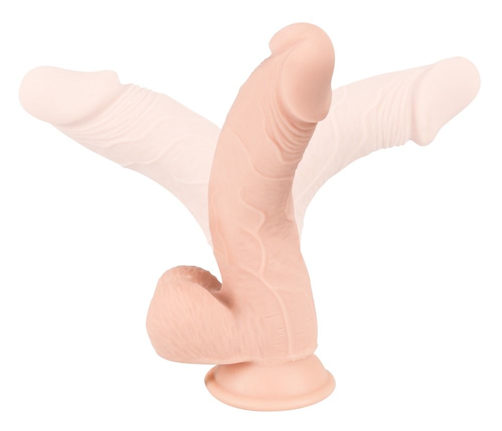 Фаллоимитатор Orion Nature Skin Medium Bendable, 24 см (телесный)