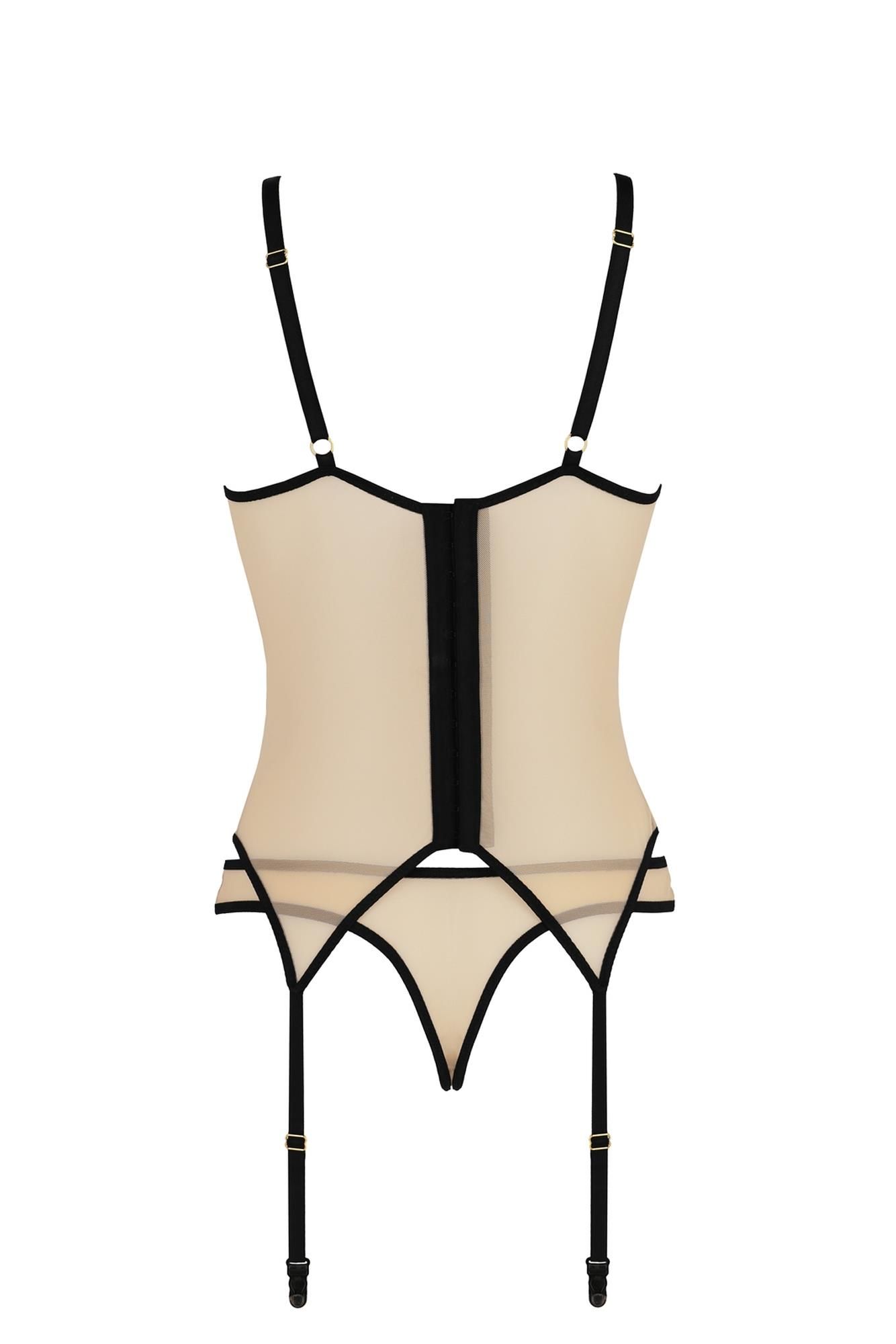 Сексуальный комплект Denerys Casmir, L/XL (бежевый)