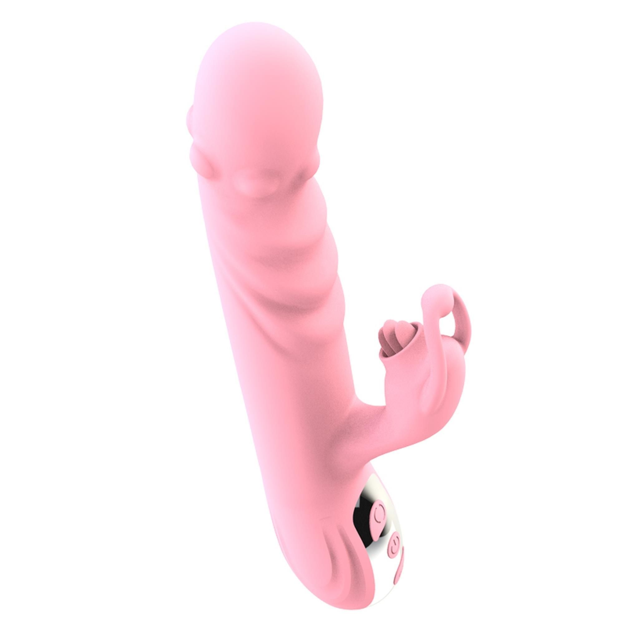 Wibrator królik B - Series Lyla Ava, 21.9 cm (różowy)