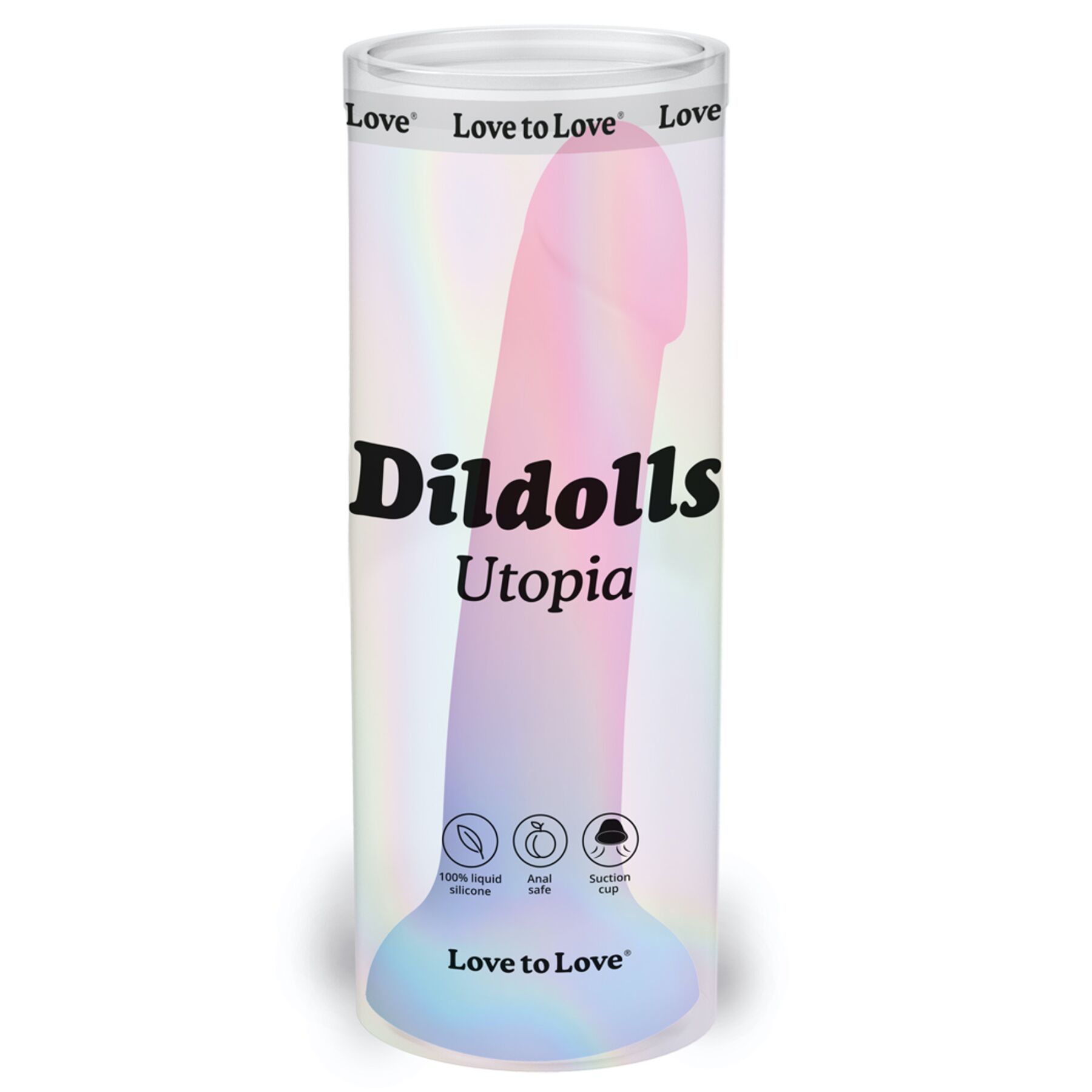 Фаллоимитатор Love To Love Dildolls Utopia, 19 см (мульти)