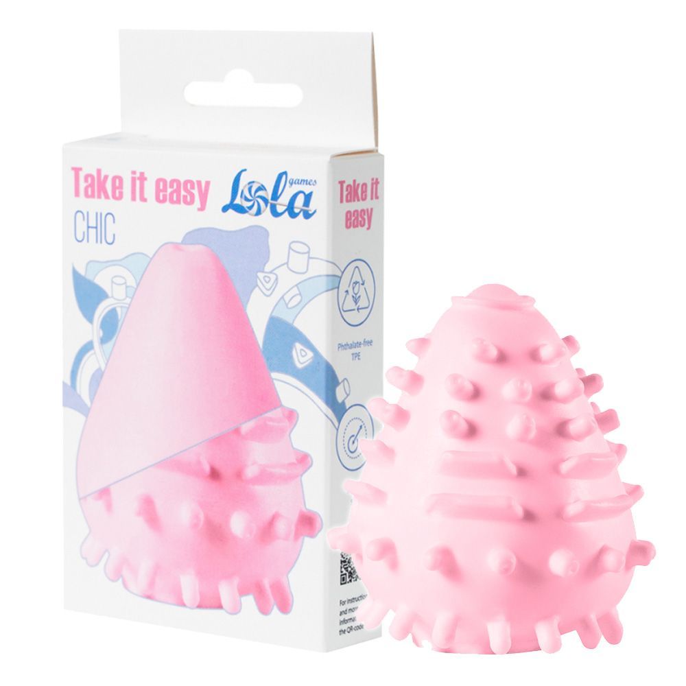 Lola Games Chic Pink - Elastyczny i rozciągliwy masturbator, Różowy, 7.1 cm, One size
