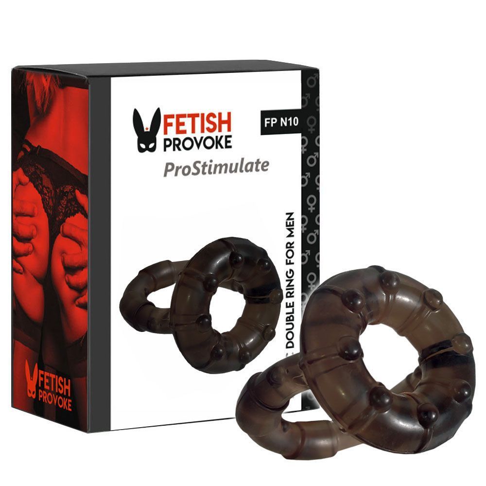 Fetish Provoke ProStimulate N10 - Pierścień erekcyjny, Szary, 4 cm, One size