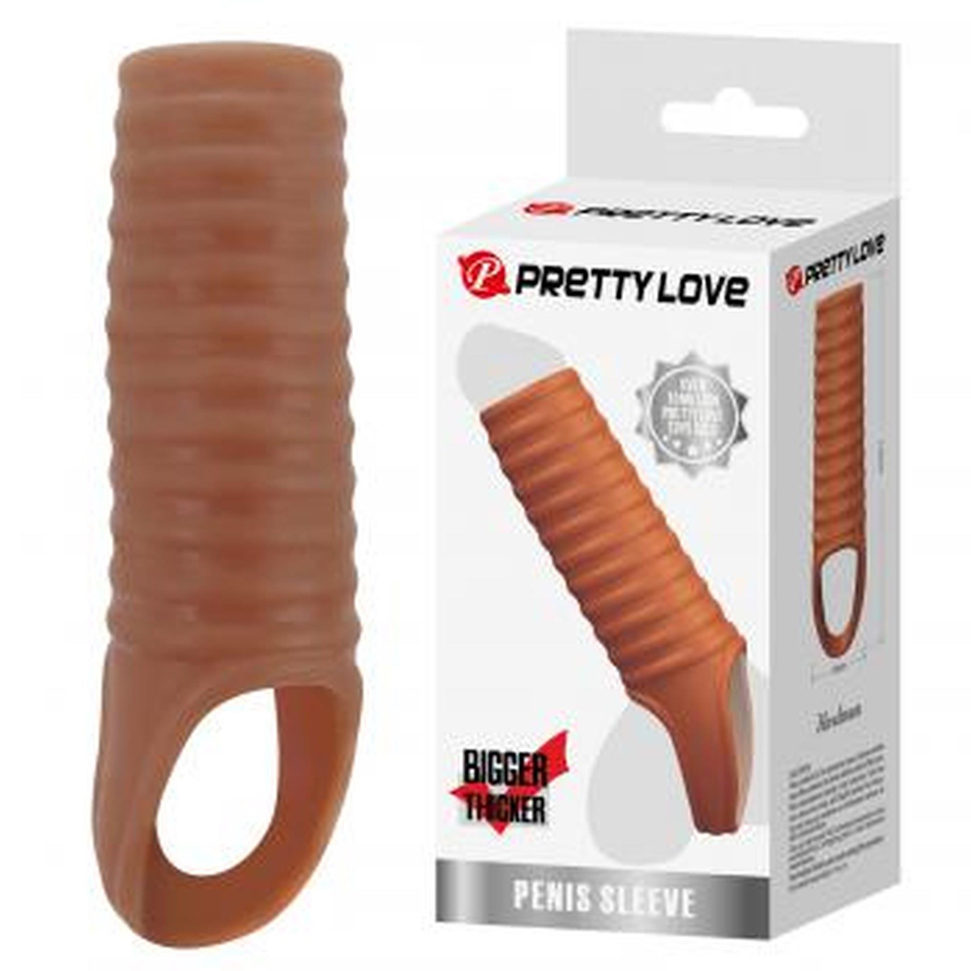 Насадка на пенис Pretty Love Penis Sleeve Hartman, 11.2 см (телесный)