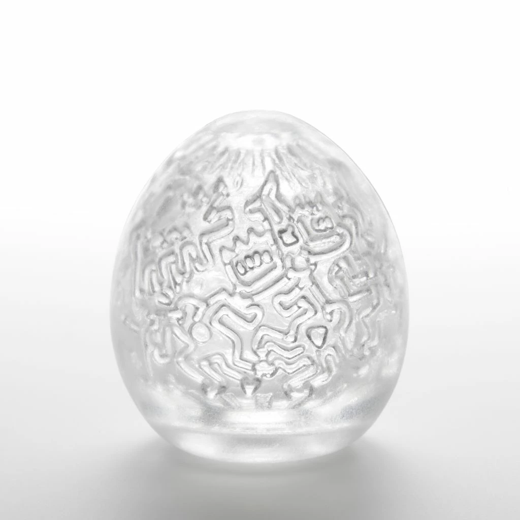 Мастурбатор яйцо Tenga Egg Keith Haring Party (белый)