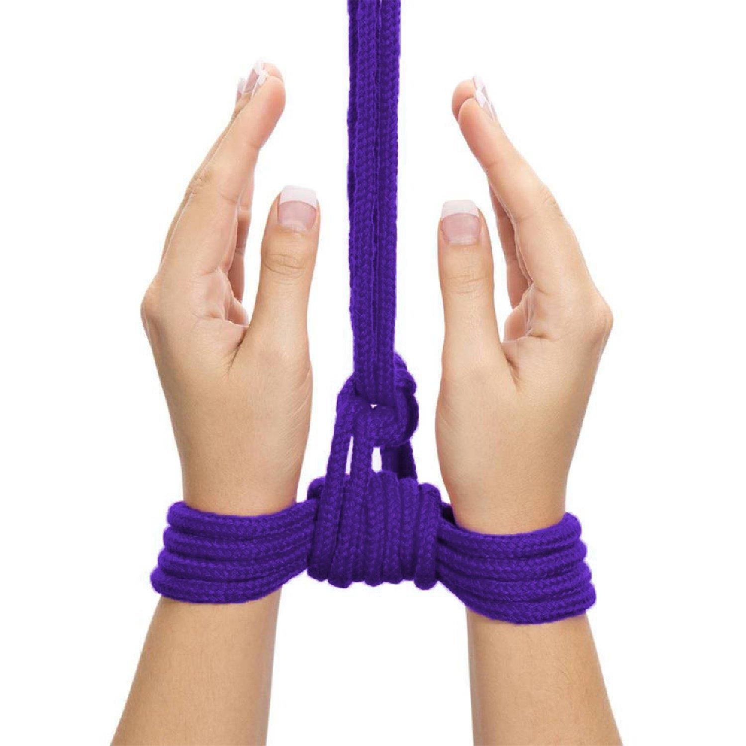 Мотузка LoveToy Fetish Bondage Rope, 10м (фіолетовий)