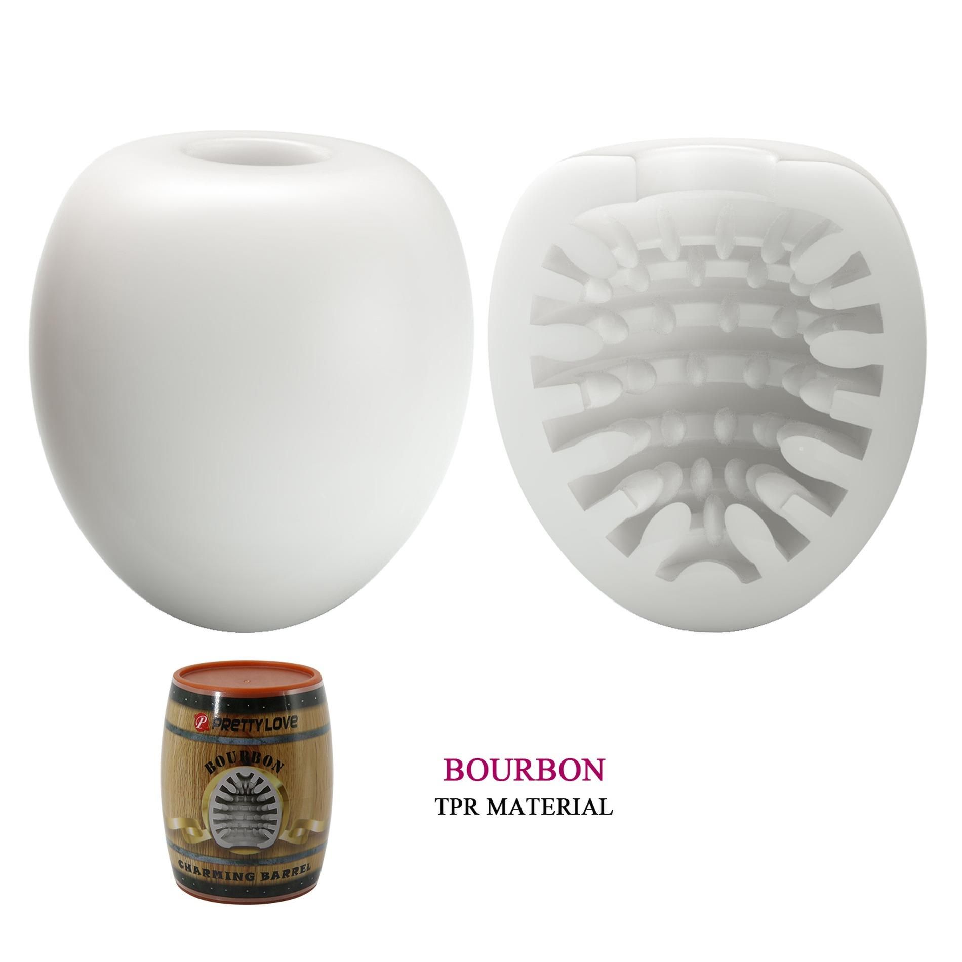 Мастурбатор яйцо Pretty Love Bourbon Charming Barrel (белый)