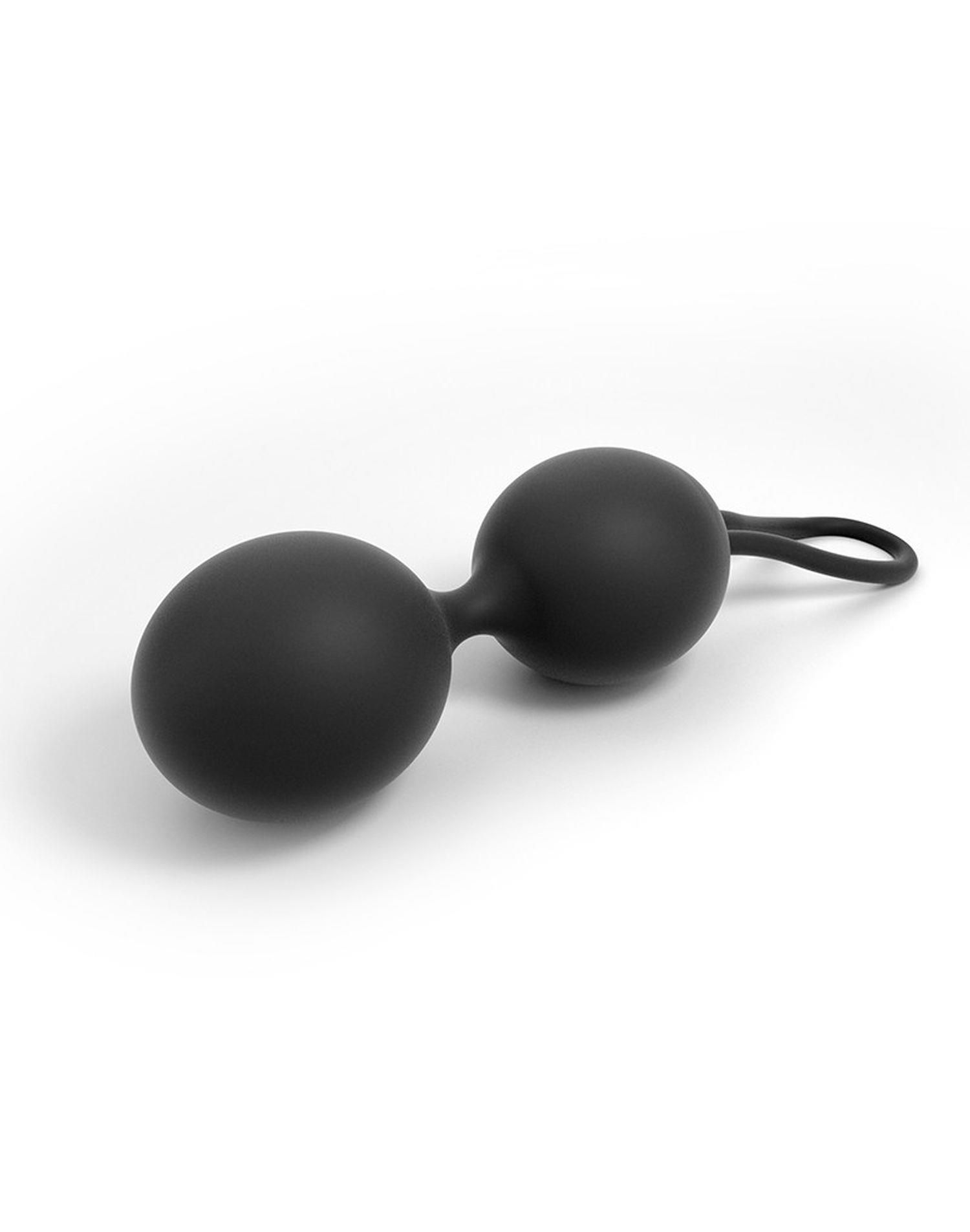 Вагинальные шарики Dorcel Dual Balls, 15,6 см (чёрный)