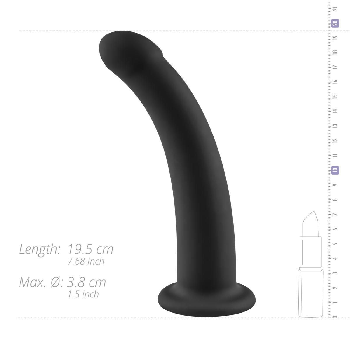Фаллоимитатор No-Parts Parke, 19.5 см (черный)