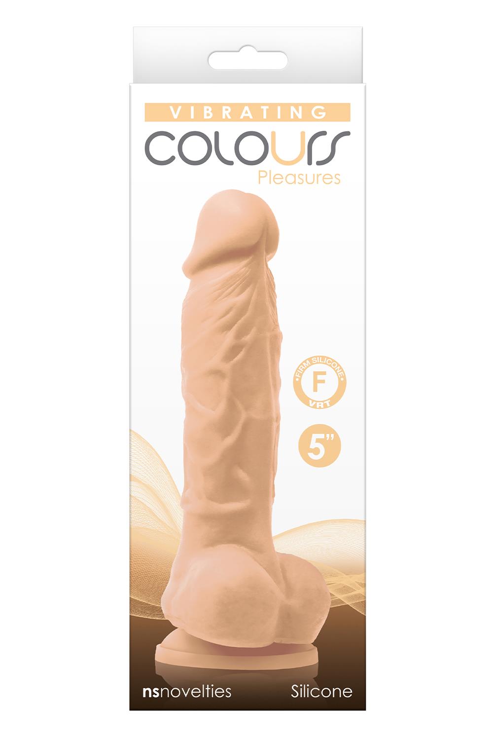 Фаллоимитатор Colours Pleasures 5 Inch, 17.7 см (телесный)