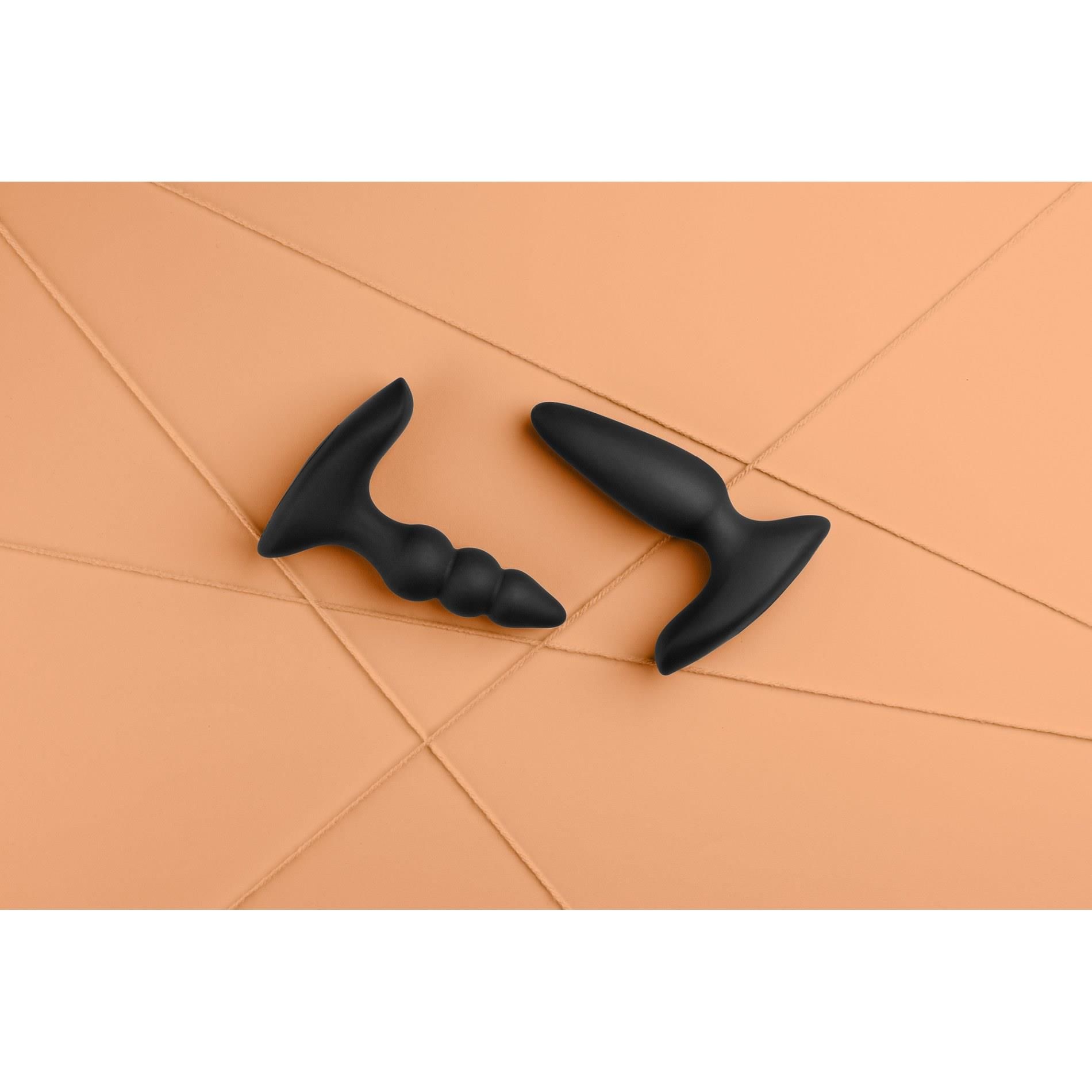 Korek analny Loveline Licorice Plug, 13 cm (czarny)