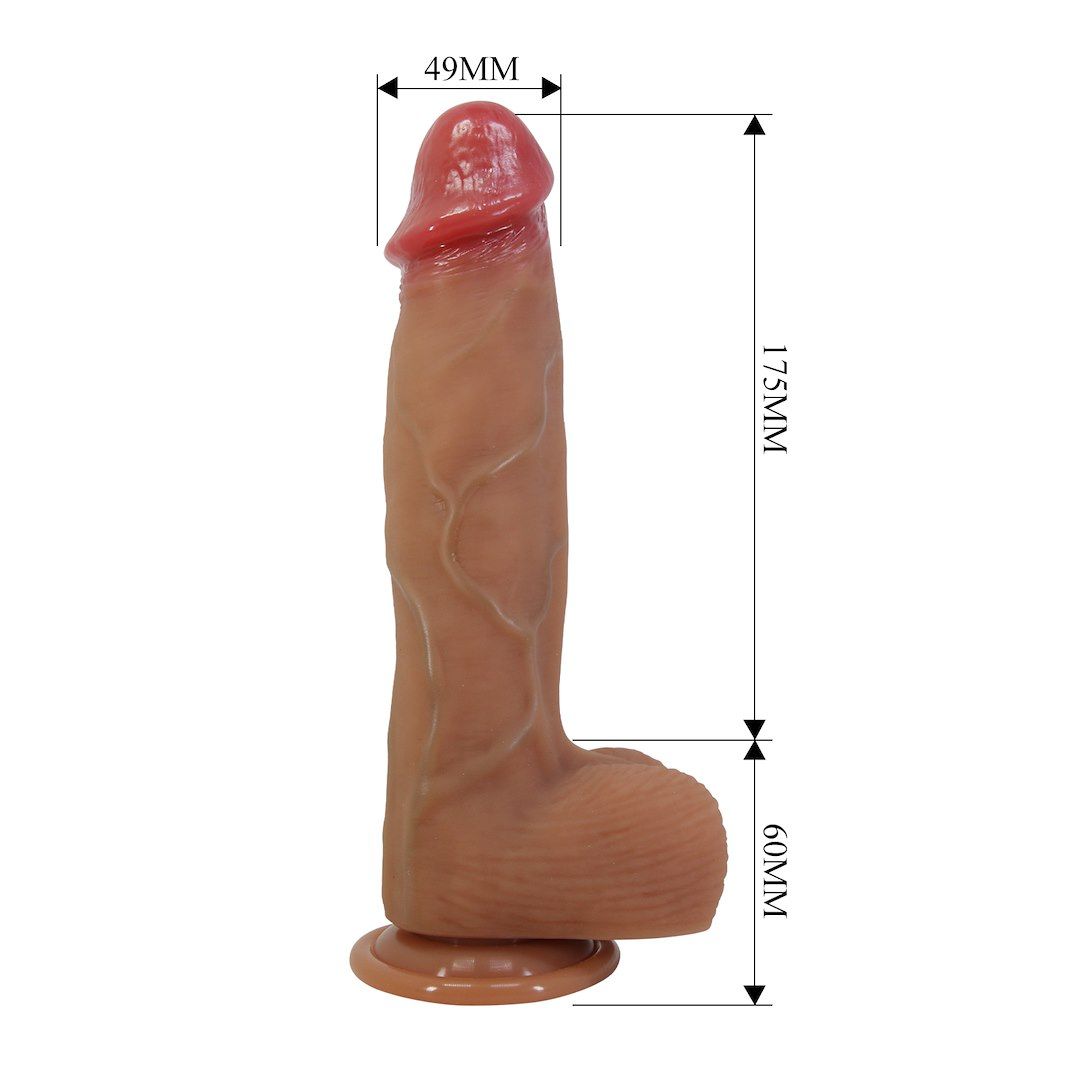Фаллоимитатор Pretty Love Orton 9.2", 23.5 см (телесный)