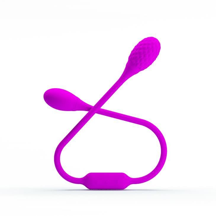 Двосторонній вібратор Pretty Love Dream Lovers Whip, 65,5 см (рожевий)