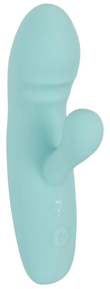 Вибратор-кролик Cuties Mini Rabbit Softies, 15.5 см (бирюзовый)