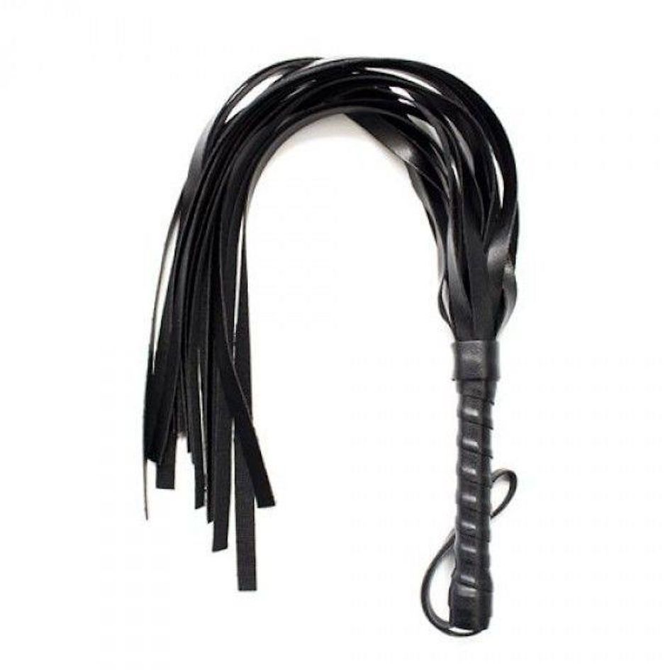 Флогер Toyz4lovers Frusta a frange Squash Whip, 45 см (чорний)