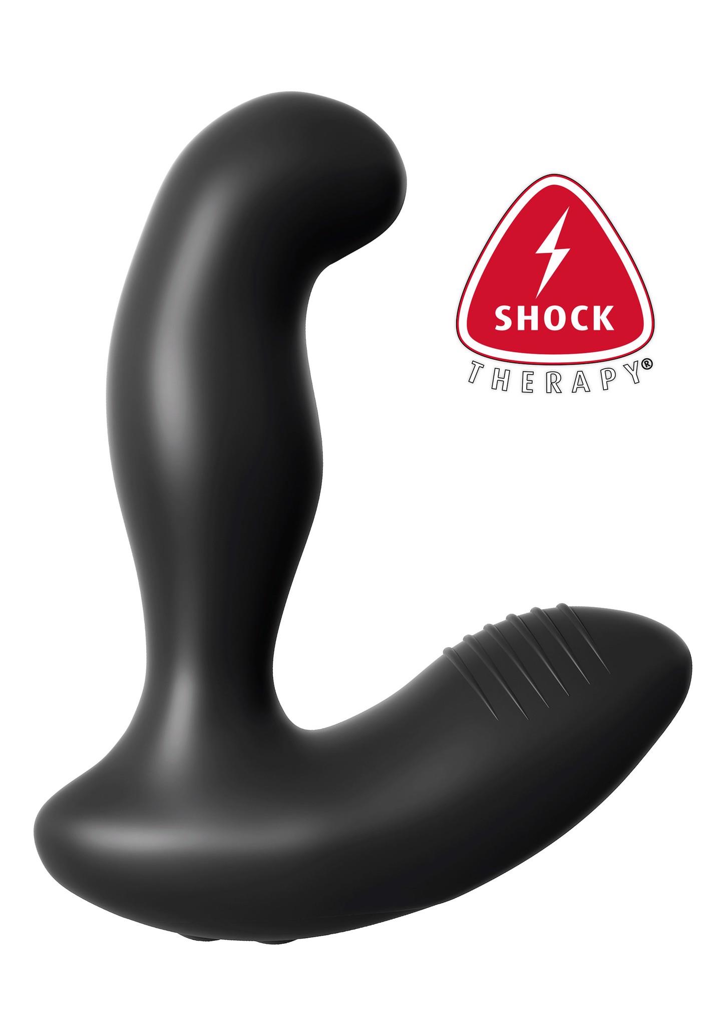 Стимулятор простаты Electro Stim Prostate Vibe, 13.3 см (черный)