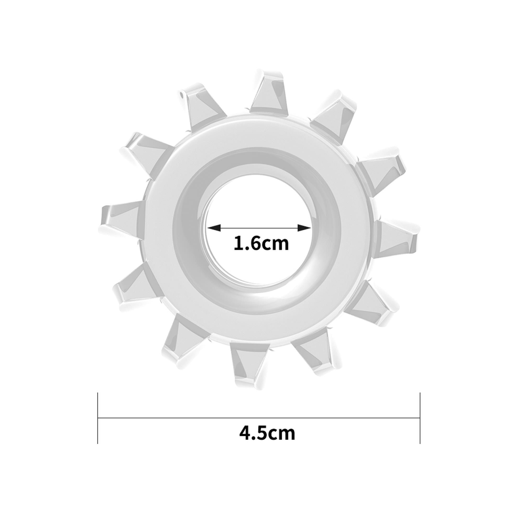 Эрекционное кольцо Lovetoy Power Plus, 1,6 см (прозрачный)
