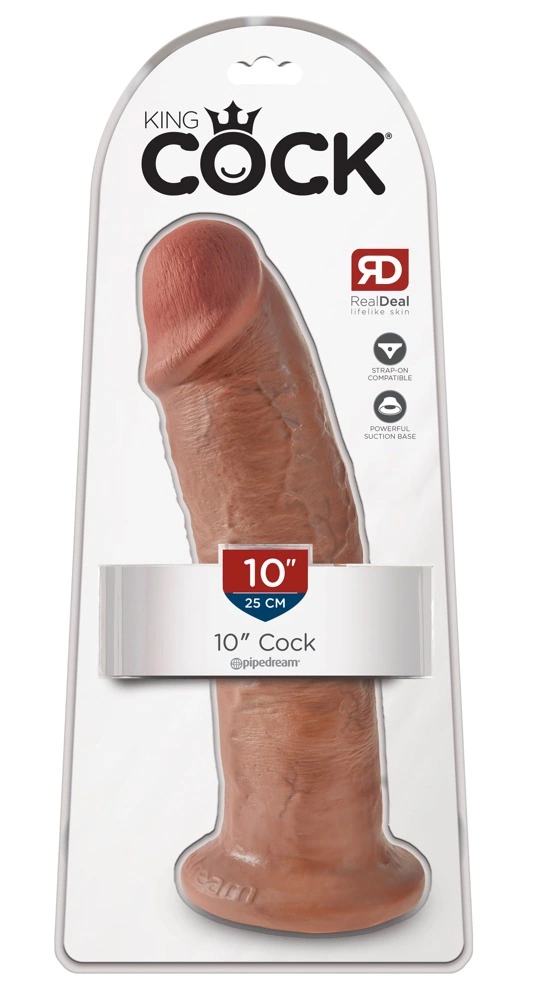 Фаломіметатор King Cock Pipedream 10 Tan, 25 см (коричневий)
