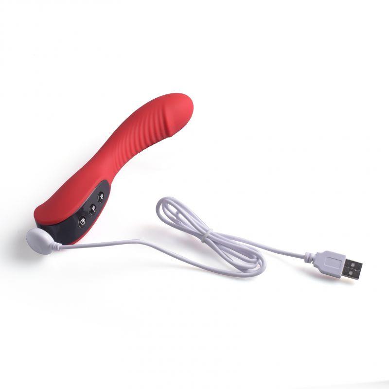 Toyz4lovers Sweet Love Red - Wibrator, Czerwony, 18 cm