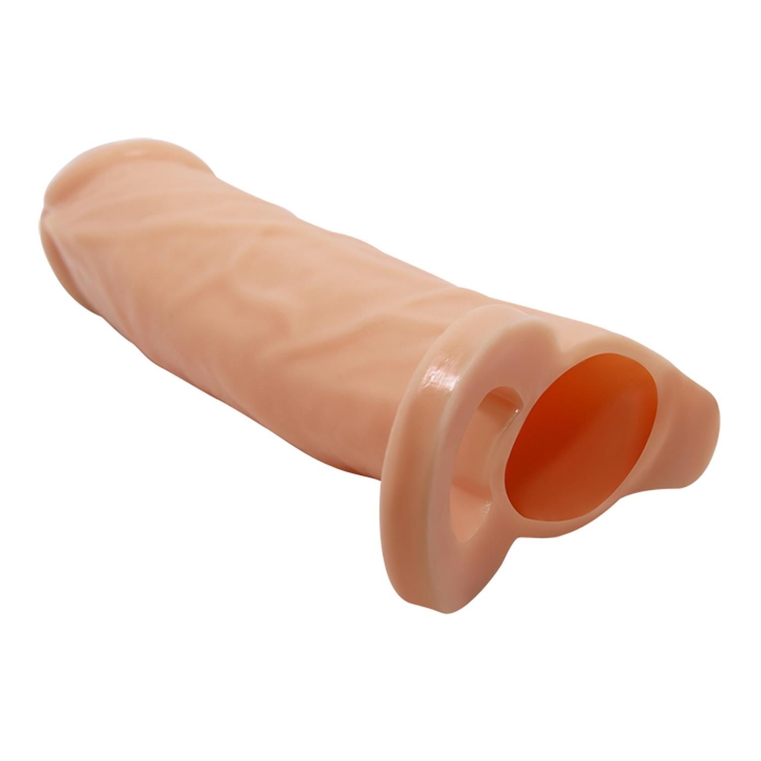 Насадка на пенис LyBaile Penis Sleeve Emmitt,16 см (телесный)