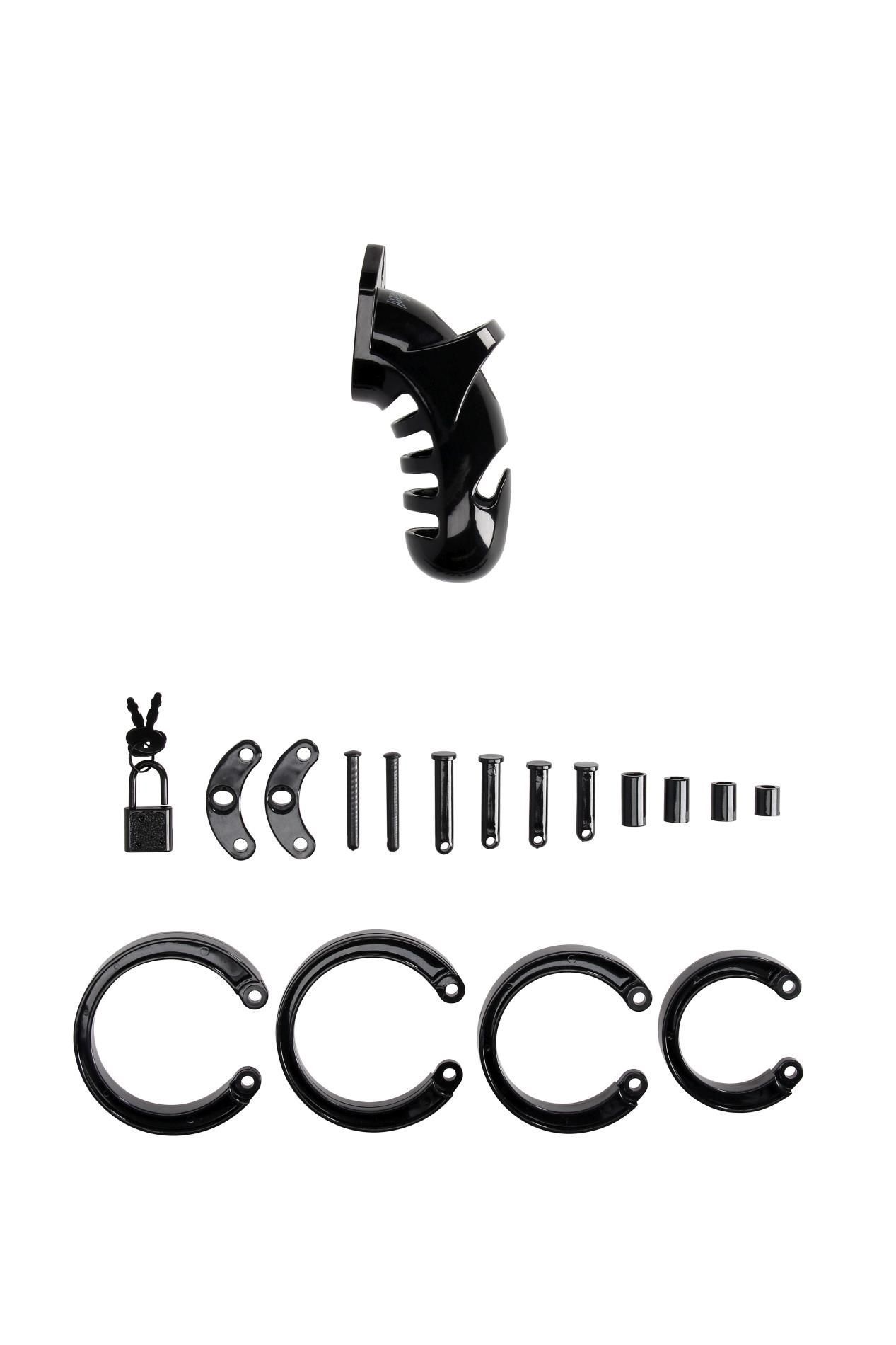 Пояс верности для мужчин ManCage 26 Chastity Cage, 12 см (черный)