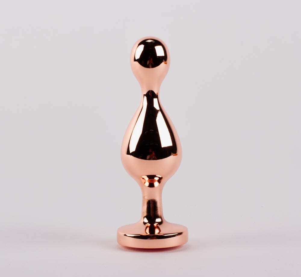 Korek analny X-Men Secret Shine Booty Call, 13 cm (złoto)