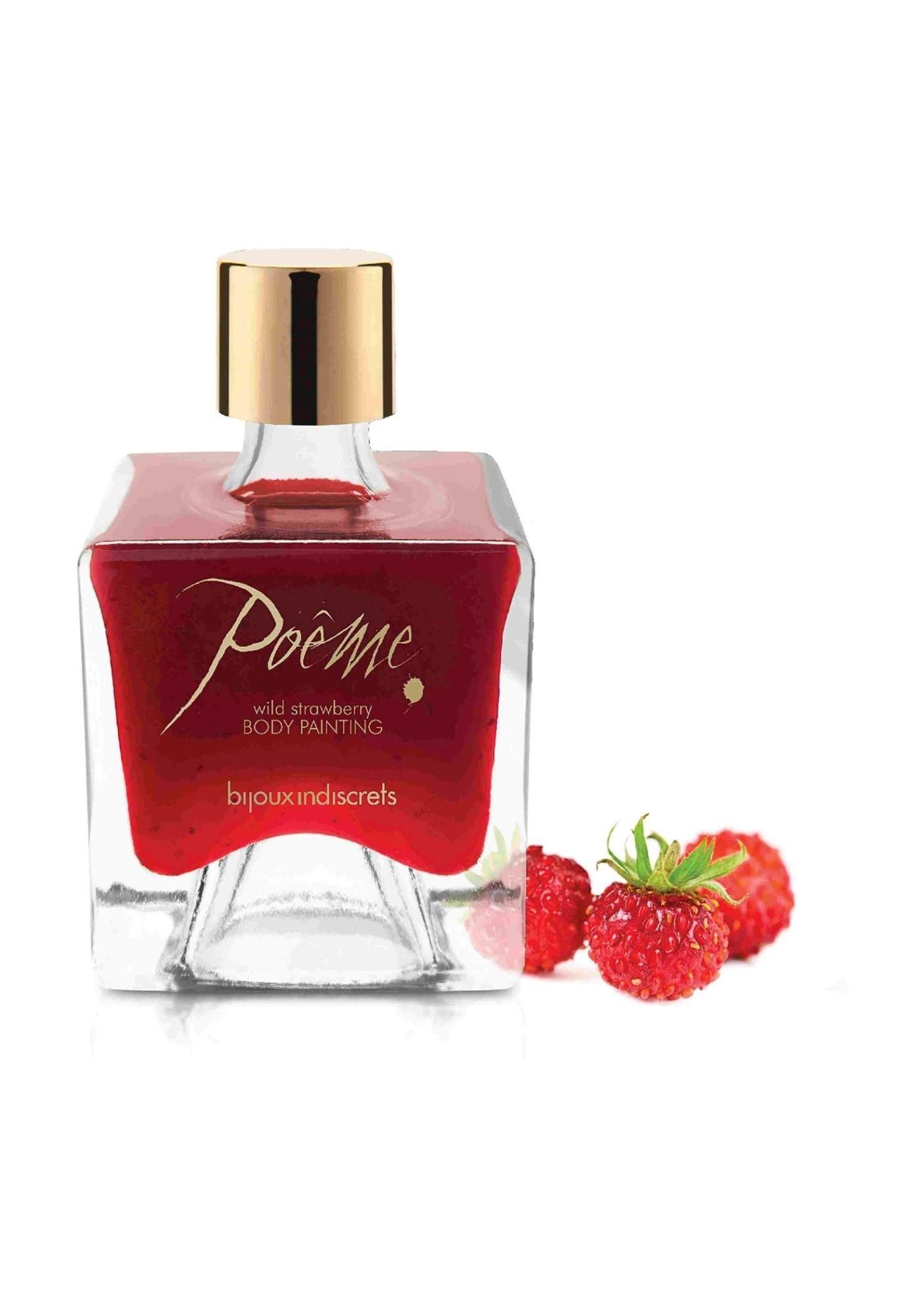 Фарба для тіла Bijoux Indiscrets Poême полуниця, 50 г